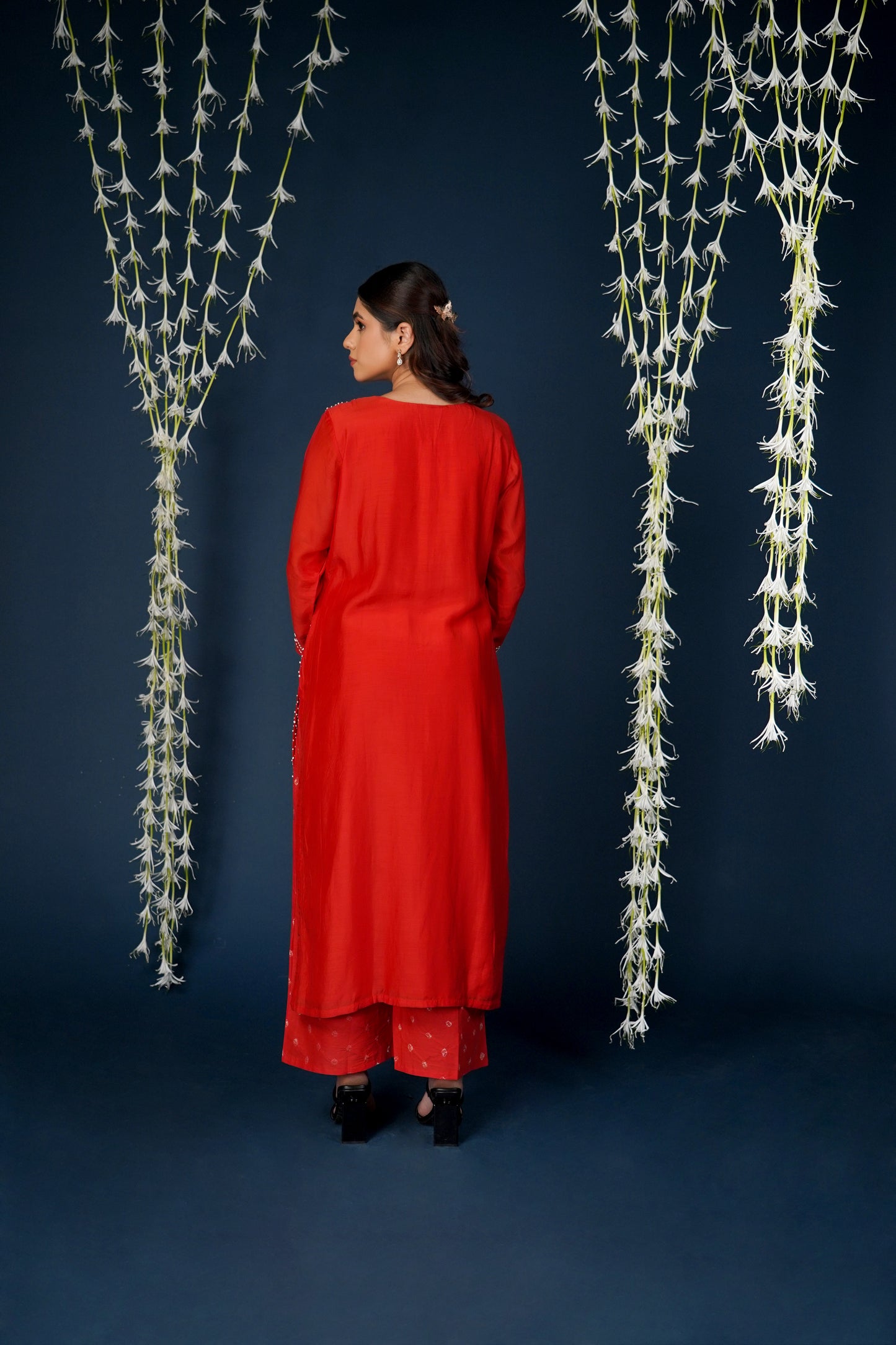 SCARLET RED SUIT SET