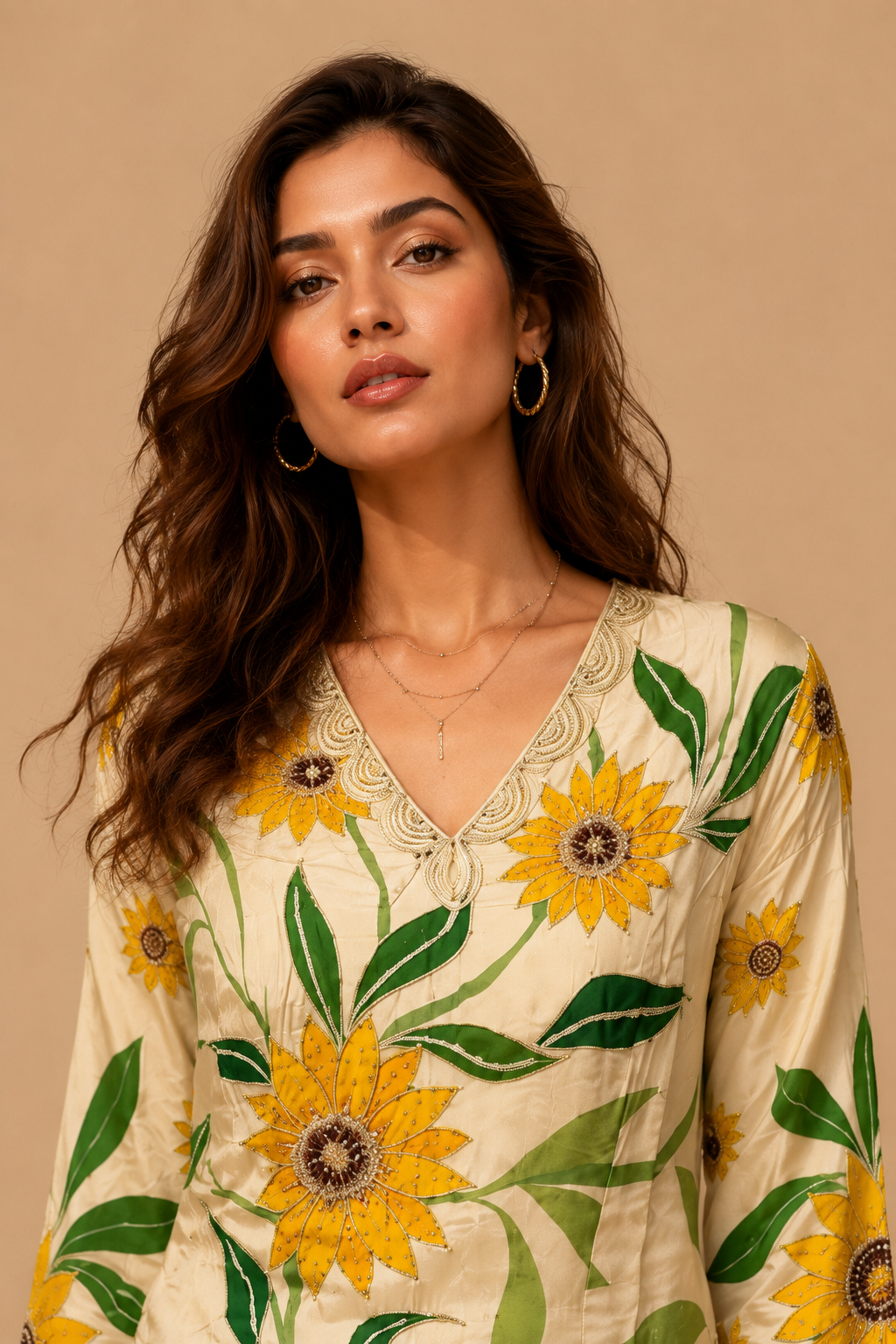 Sunflower Bloom Kurta Set