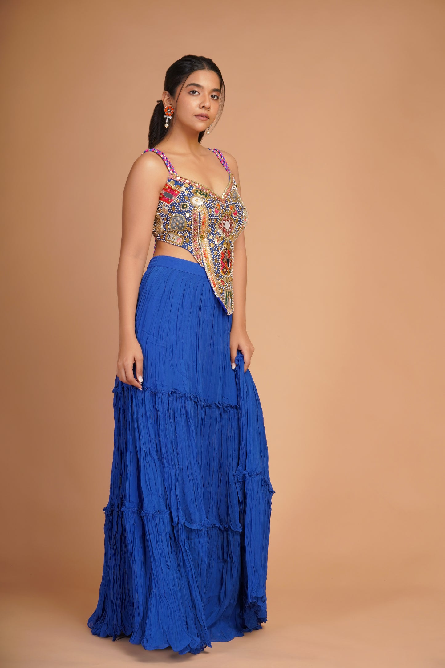 COBALT BLUE INDO-WESTERN