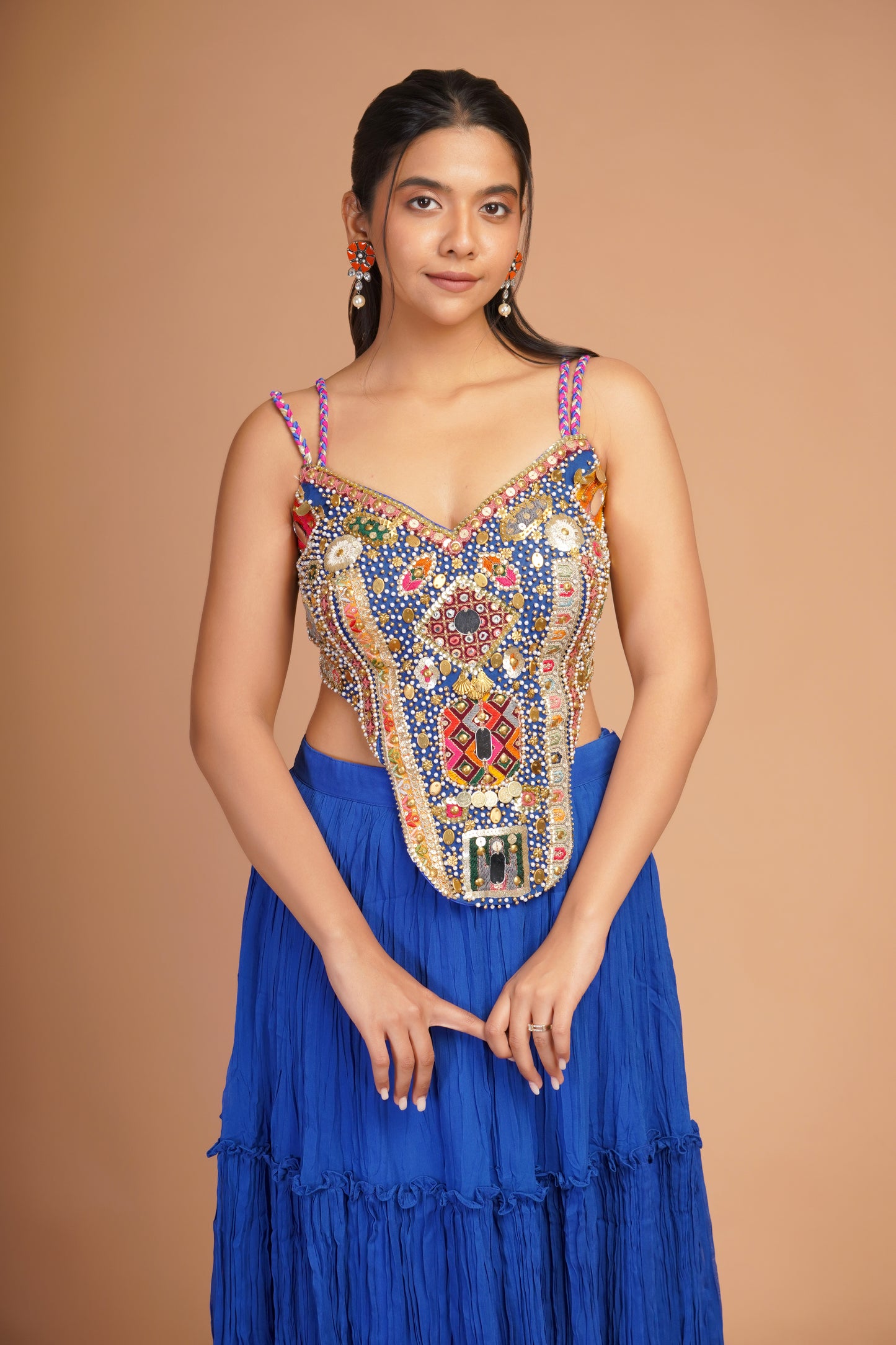 COBALT BLUE INDO-WESTERN