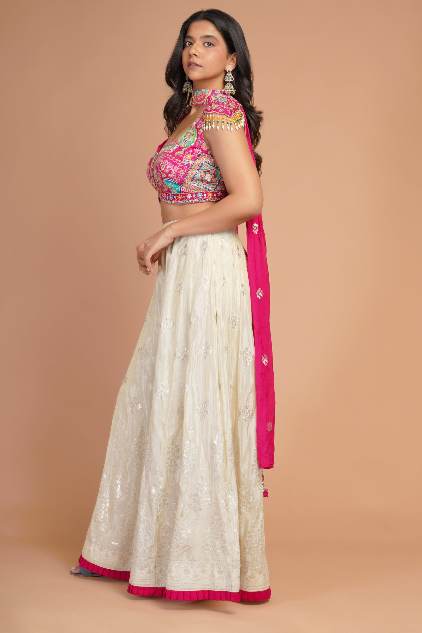 MAGENTA PINK PALAZZO SET