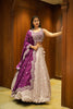 PINK ZARI EMBROIDERED LEHENGA