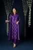 VIOLET BANDHEJ SILK SUIT SET