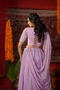 LAVENDER GOTA PATTI EMBROIDERED NAVRATRI LEHENGA