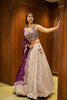 PINK ZARI EMBROIDERED LEHENGA