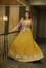 OCHRE YELLOW CROP TOP LEHENGA