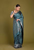 DARK TEAL SOFT SILK SAREE