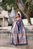 REGAL BLUE TAFFETA SILK SAREE