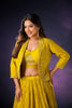 AMBER YELLOW LEHENGA WITH JACKET