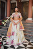 IVORY GOTA PATTI SILK TISSUE LEHENGA