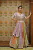 MULTICOLOR SEQUINS LEHENGA WITH BELT