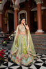 PISTA GREEN BANARASI SILK LEHENGA