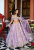 LAVENDER MULTI KALI LEHENGA