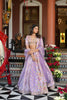 LAVENDER MULTI KALI LEHENGA