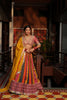 MULTI COLOR PRINTED TISSUE LEHENGA