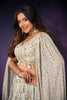 PASTEL LIGHT BLUE LEHENGA WITH CAPE SLEEVES