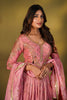 SALMON PINK TISSUE LEHENGA