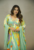 SKY ABSTRACT PRINT ANARKALI