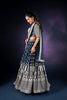 MIDNIGHT BLUE HEAVY LEHENGA