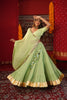 PASTEL PEA GREEN NAVRATRI LEHENGA