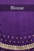 PURPLE GAJI SILK BANDHANI GHARCHOLA GOTA PATTI SAREE