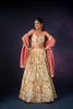 COSMIC CREAM COLOR LEHENGA IN DIGITAL PRINT