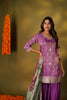 PURPLE & GREEN SHARARA SET