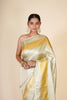 SILVER & GOLD ZARI TISSUE SAREE