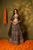 MULTI COLOR ORGANZA LEHENGA