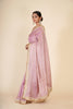 PINK TISSUE ORGANZA SAREE