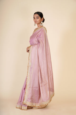 PINK TISSUE ORGANZA SAREE alternate