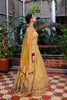 AMBER YELLOW EMBROIDERED LEHENGA