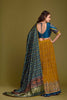 MUSTARD & JADE BLUE LEHENGA IN SEQUINS WORK