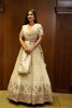 IVORY WEAVING SILK LEHENGA