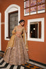 GOLDEN EMBROIDERED NET LEHENGA