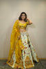 PASTEL GREEN & YELLOW EMBROIDERED LEHENGA