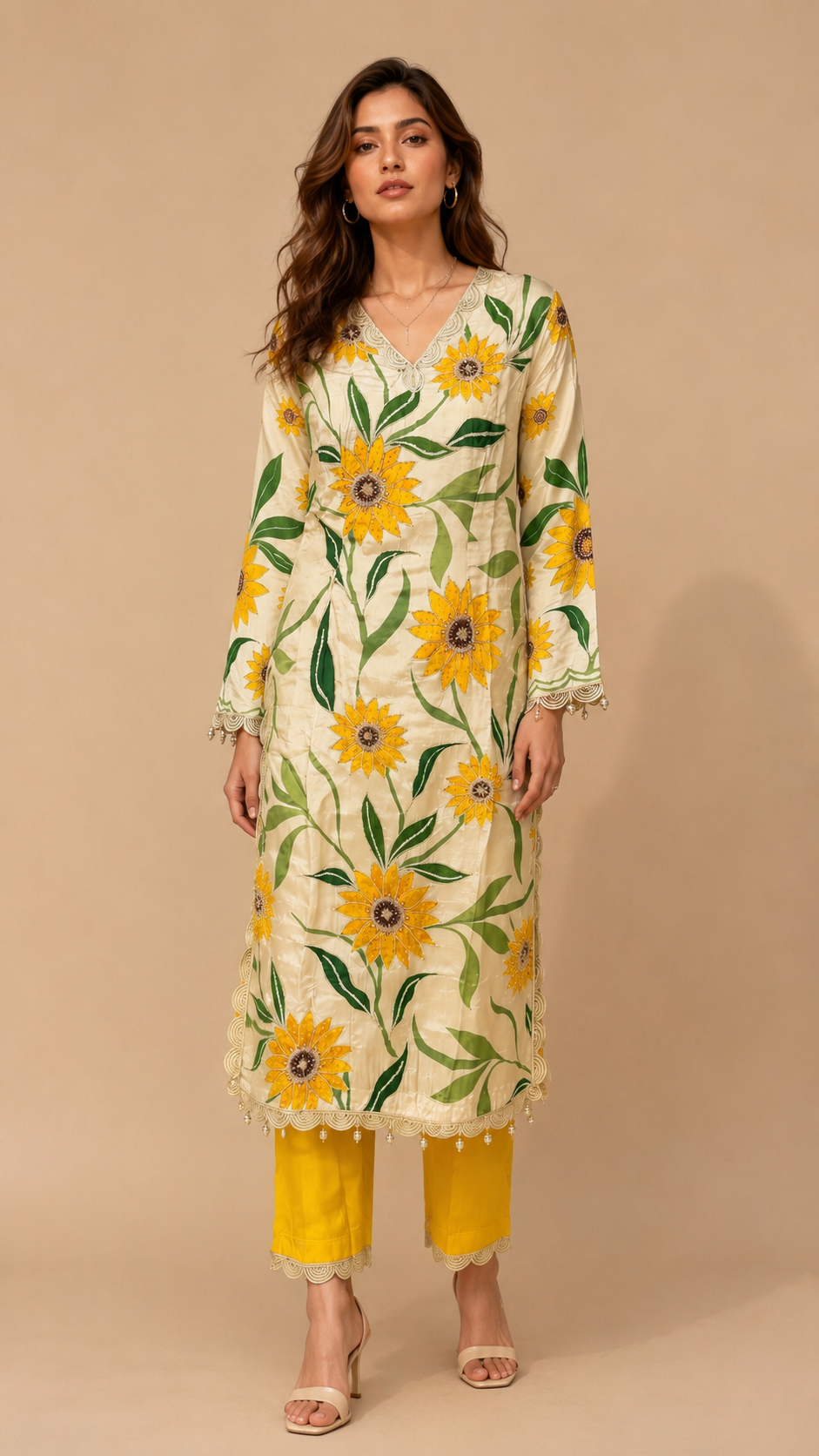 Sunflower Bloom Kurta Set