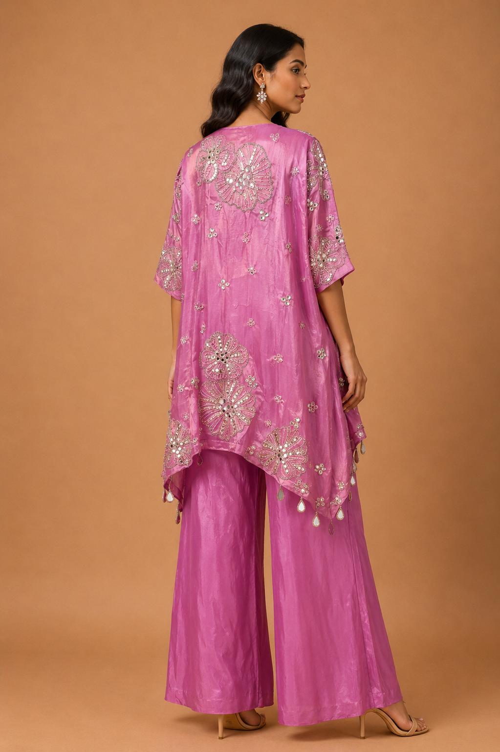 Blush Pink Embroidered Co-ord Set