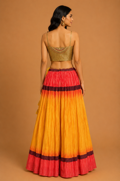 Rangrez Sunset Lehenga Set