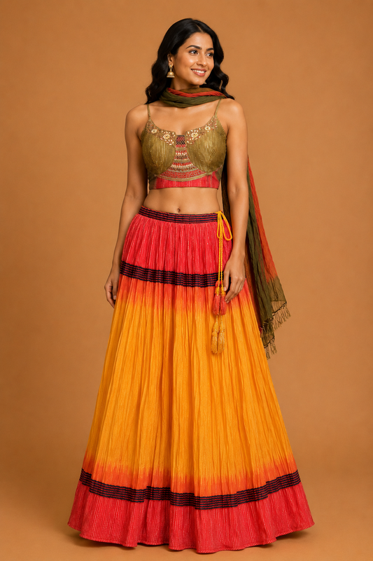 Rangrez Sunset Lehenga Set