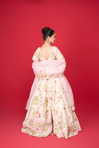 IVORY SILK LEHENGA alternate