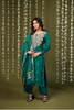 PINE GREEN EMBROIDERED SUIT SET