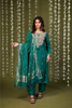 PINE GREEN EMBROIDERED SUIT SET