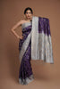 EGGPLANT PURPLE SOFT SILK SAREE