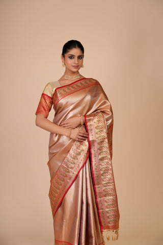 GOLD TISSUE SAREE alternate