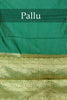 PINE GREEN DOLA SILK SAREE