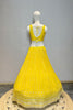 HONEY YELLOW EMBROIDERED LEHENGA