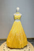 SUNSHINE YELLOW SEQUINS LEHENGA