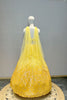 SUNSHINE YELLOW SEQUINS LEHENGA