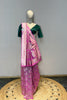 ROSE PINK SAREE IN SEMI KATTAN SILK